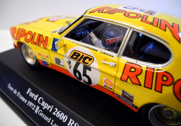 1:32 - Tour de  France 1972 mi Gerard Larrousse und Johny Rivers im Ford Capri RS2600